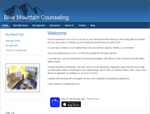Tablet Screenshot of bluemountaincounseling.com